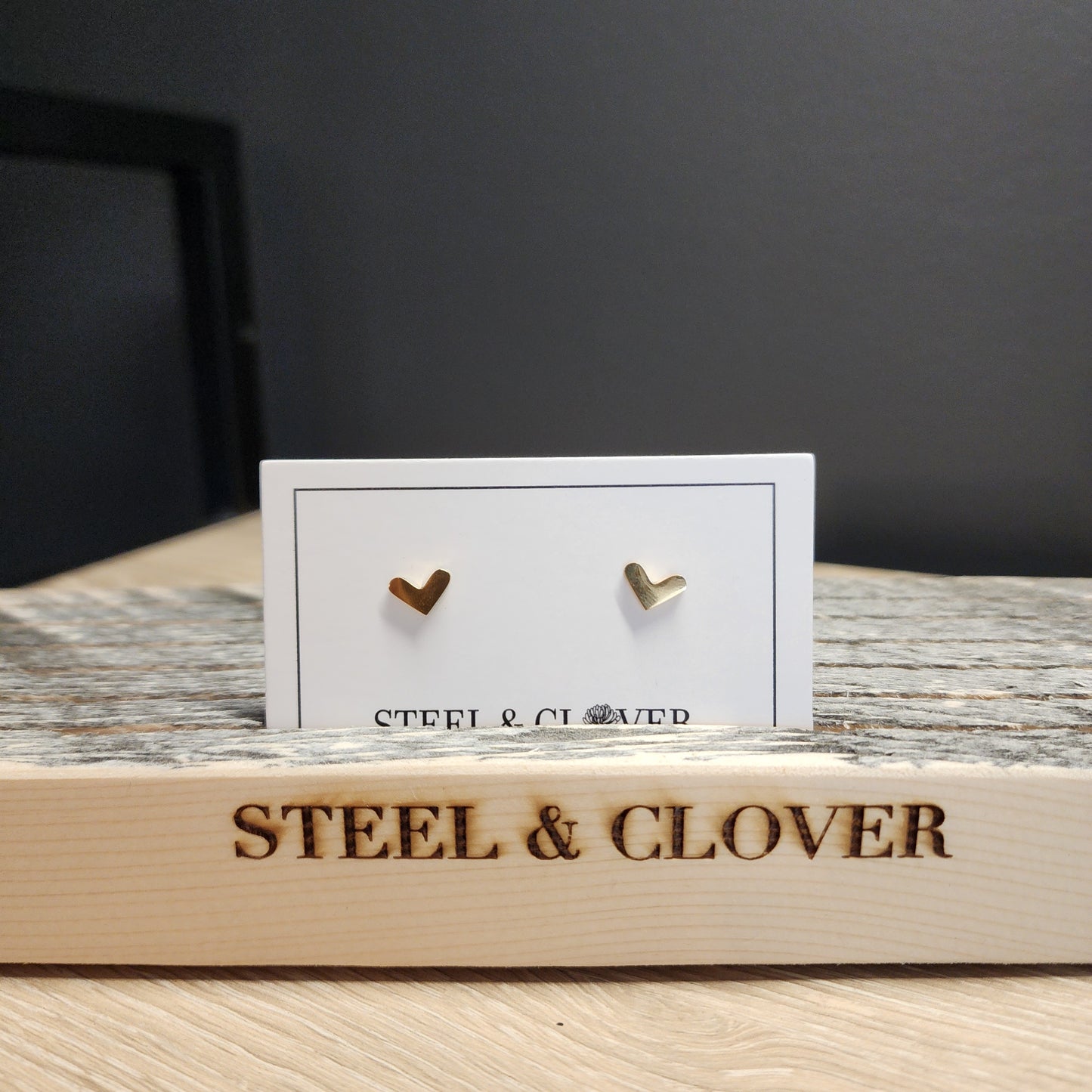 Heart Stud Earrings