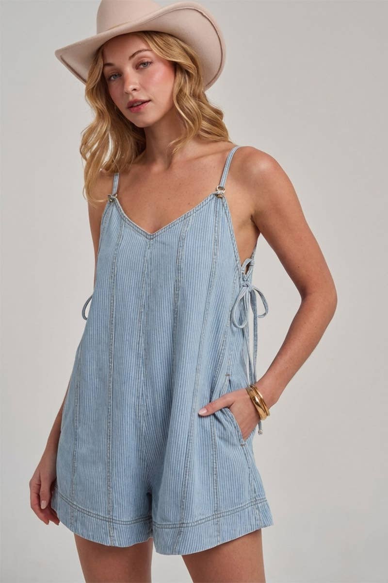 Denim Romper
