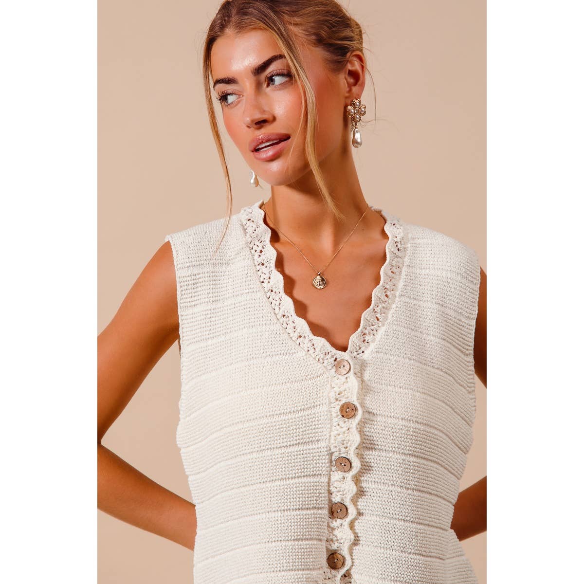 Knitted Sweater Vest