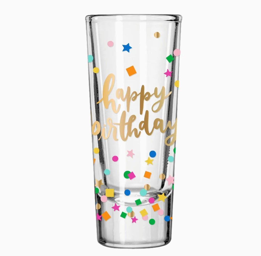 Happy Birthday Shot Glass