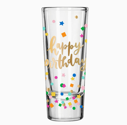 Happy Birthday Shot Glass