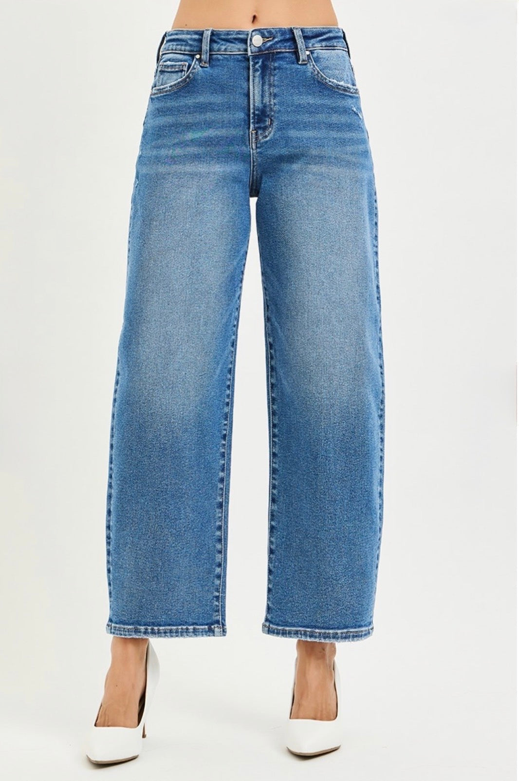 Risen Barrel Jeans