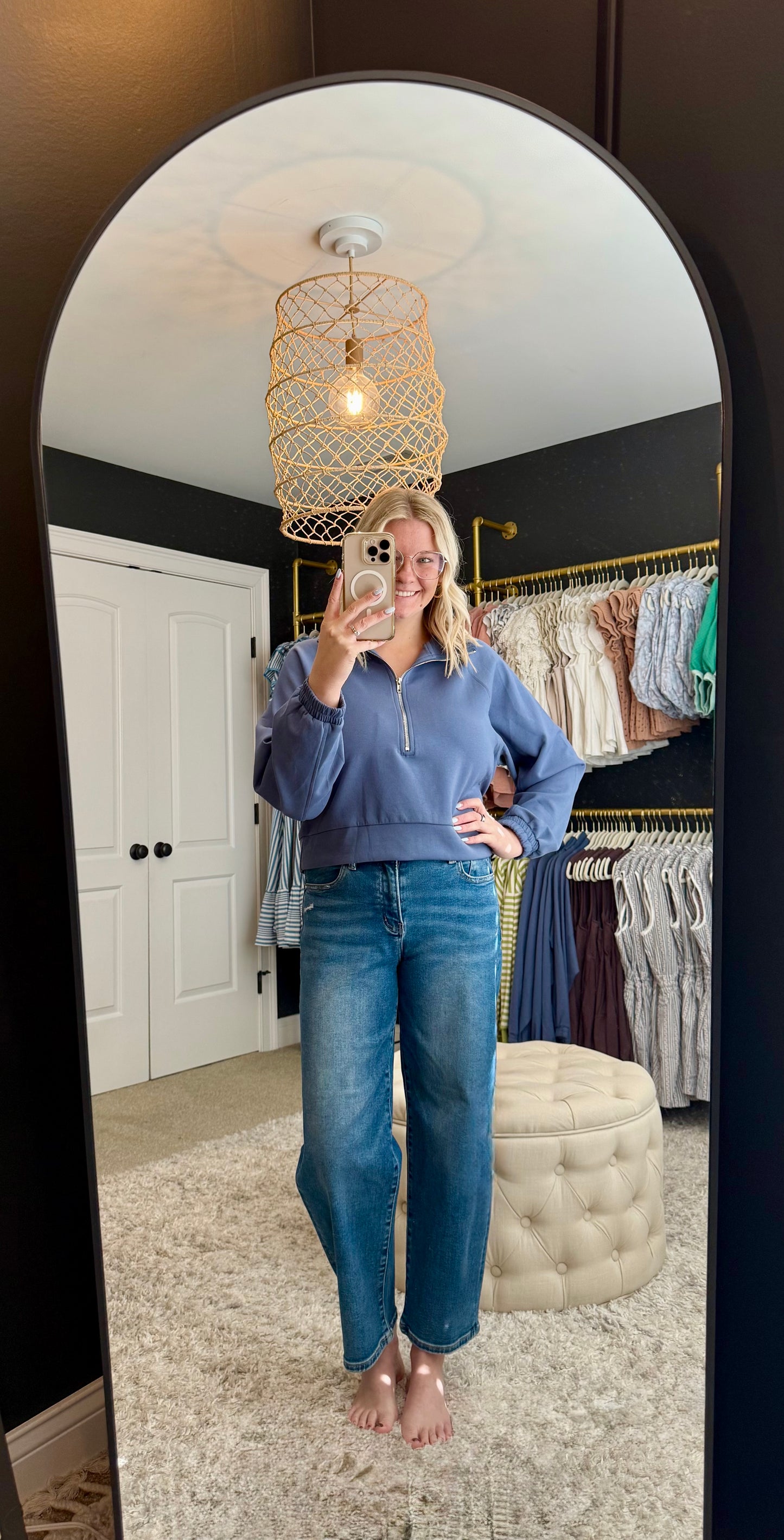 Risen Barrel Jeans