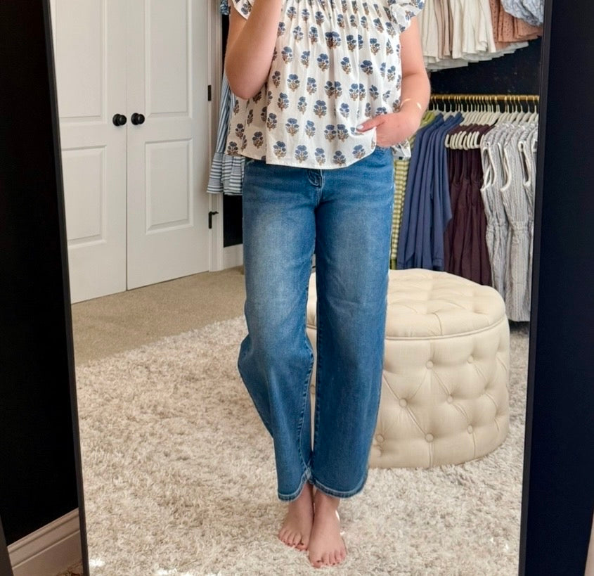 Risen Barrel Jeans