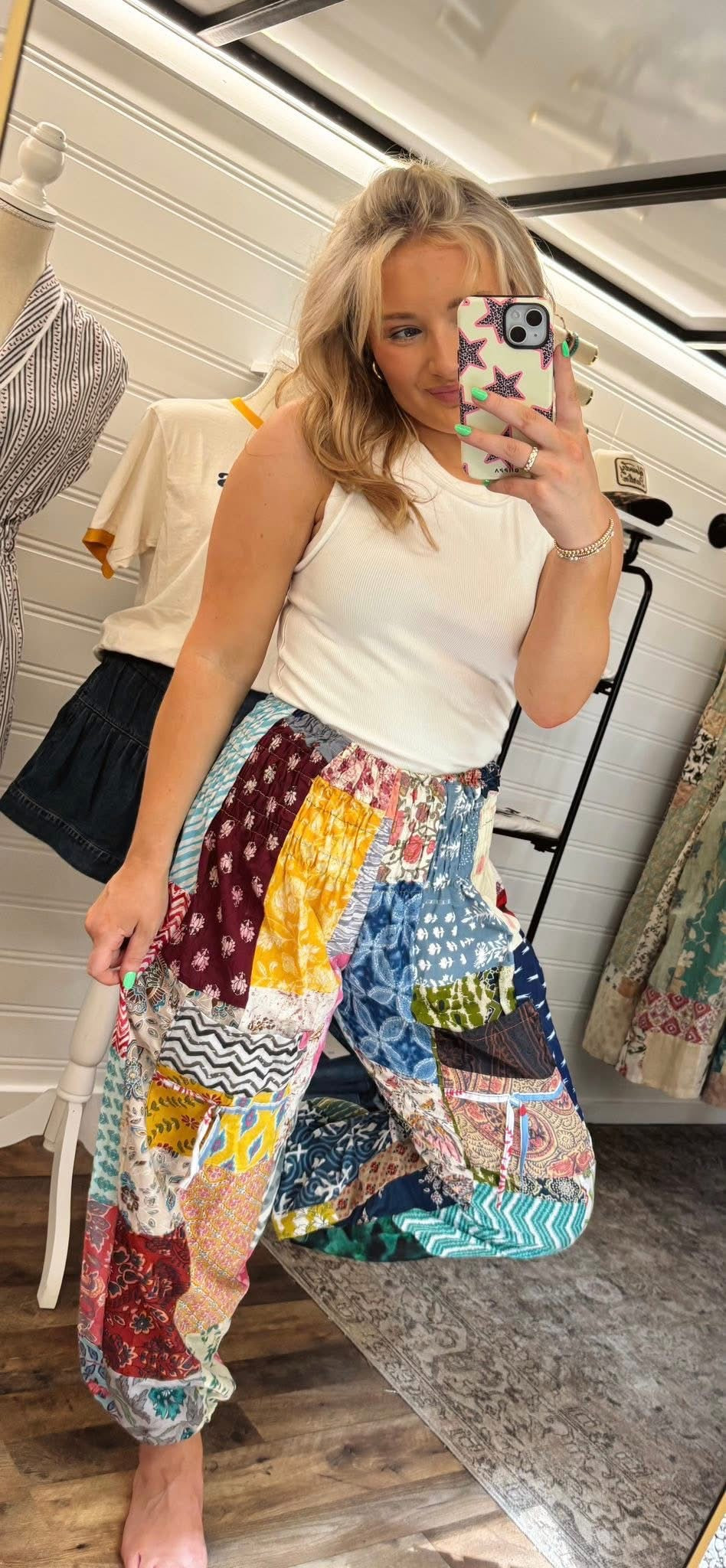 Patchwork Pants