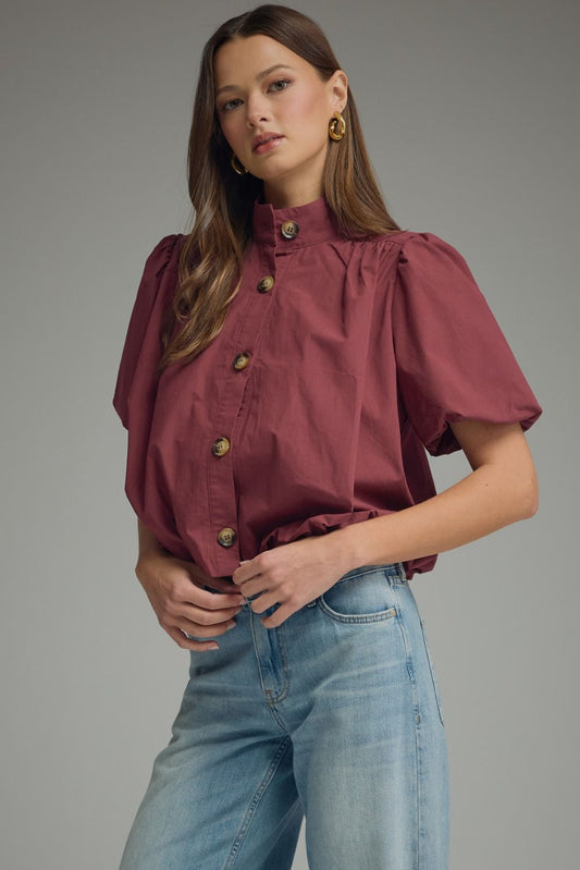 The Sweetheart Bubble Top (Wine)