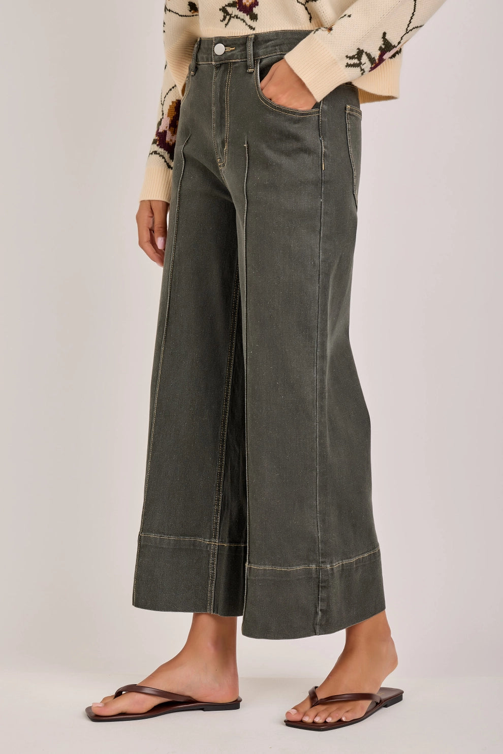 Vintage Olive Jeans