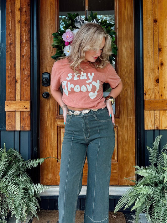 Stay Groovy Graphic Tee