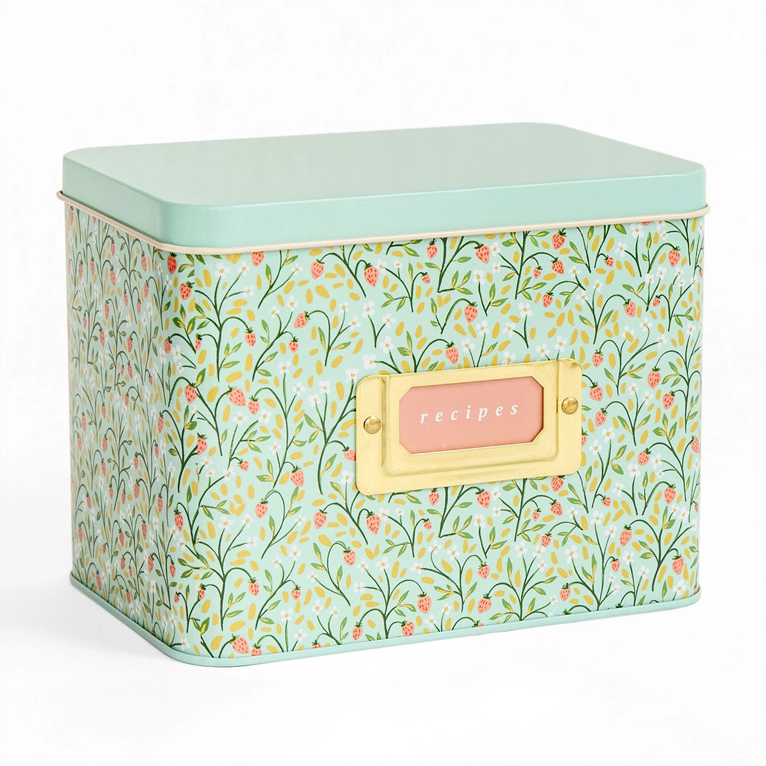 Tin Recipe Box