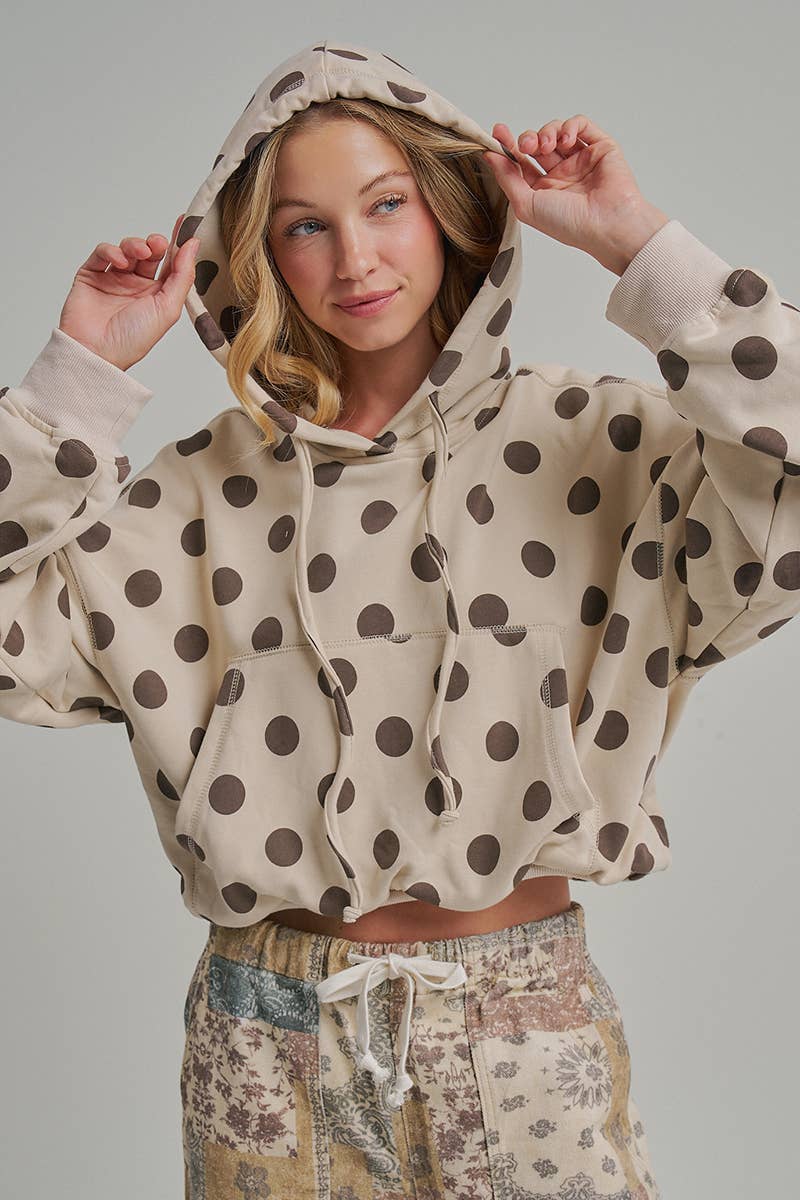 Polka Dot Hoodie
