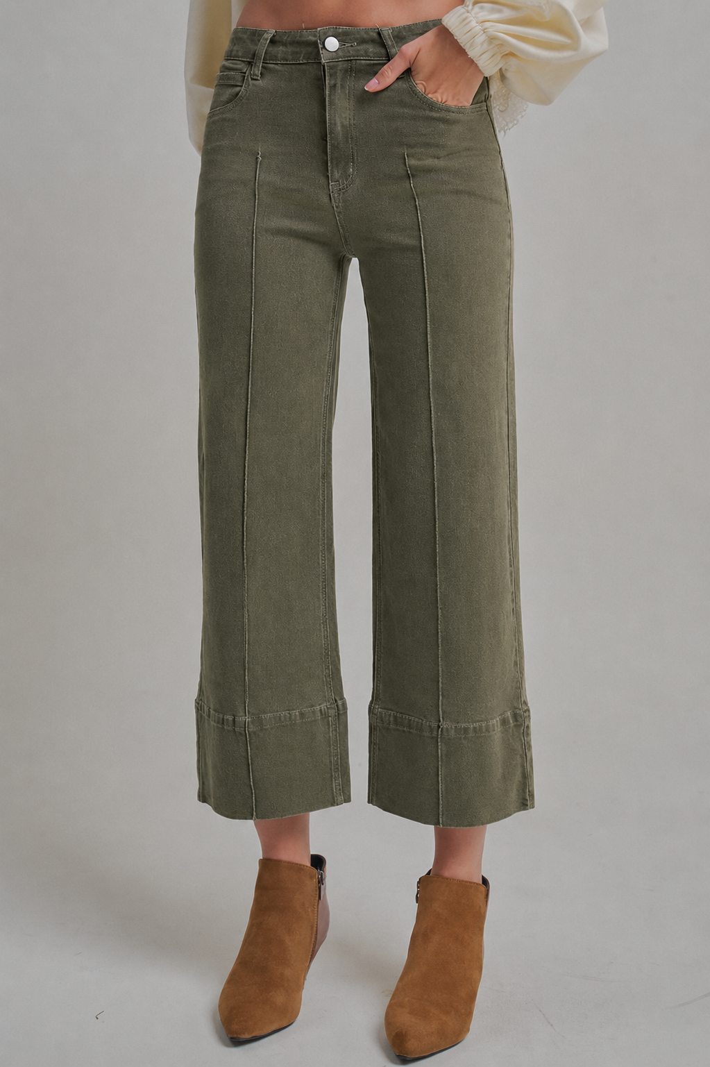 Vintage Olive Jeans