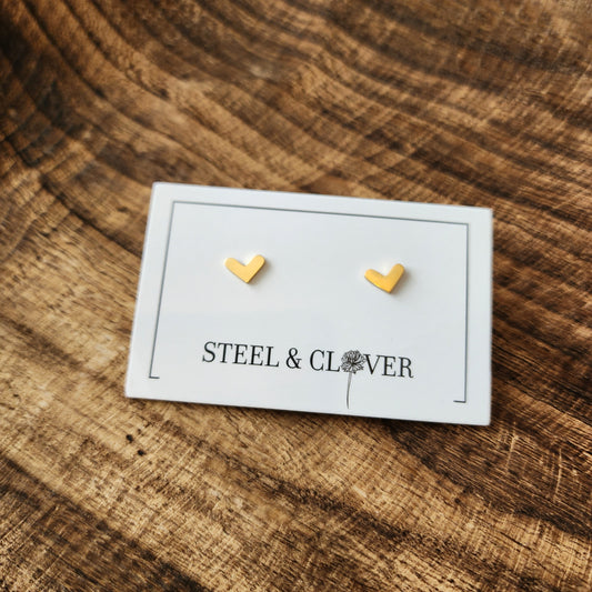 Heart Stud Earrings