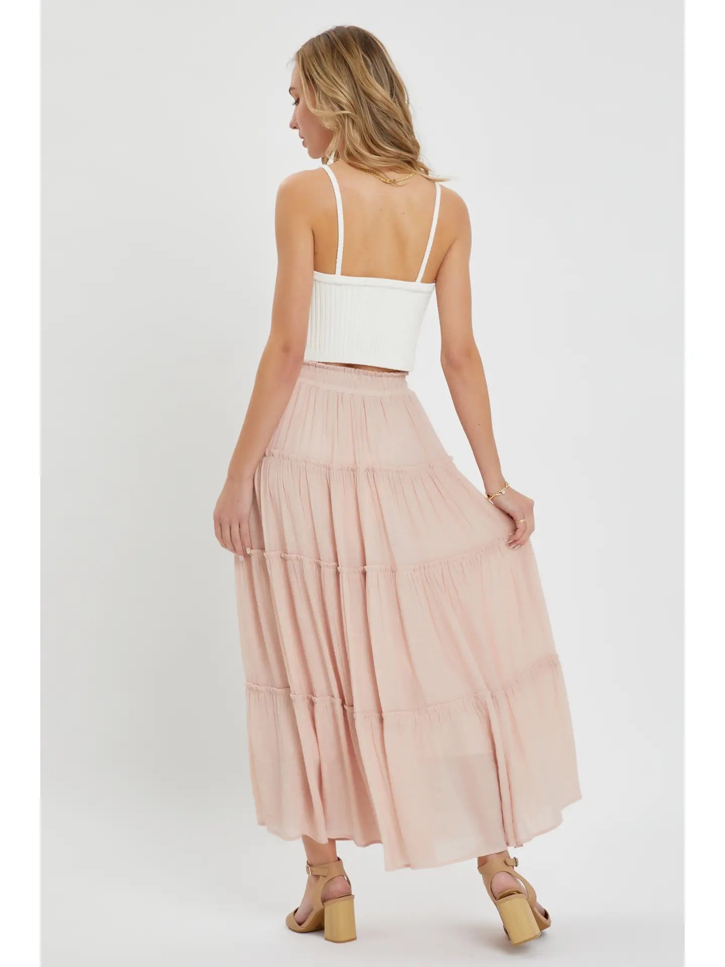 Tiered Maxi Skirt