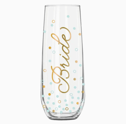 Bride Champagne Glass