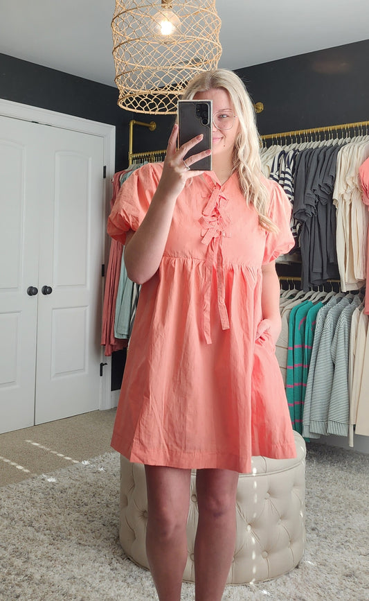 Straight Laced (Coral)